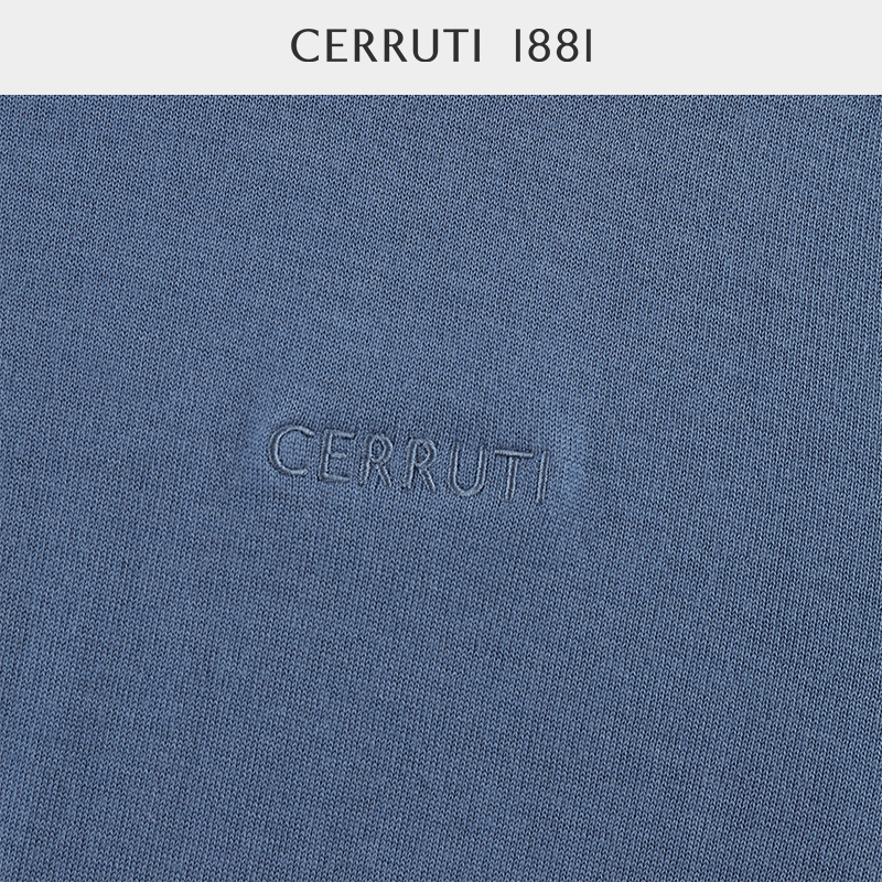 CERRUTI 1881男装秋冬长袖商务休闲纯羊毛针织衫男C4667EI071-图2