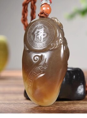 名家把件天然和田玉笑佛