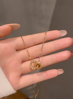 气质锁骨链项链女早春轻奢小众