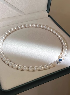 倪妮同款轻奢澳白色珍珠项链