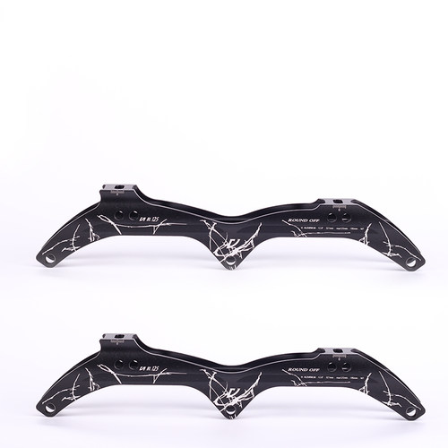 vi速滑鞋支架3*110MM125MM大三轮速桩刀架轮滑平花大轮支架竞速鞋 - 图3