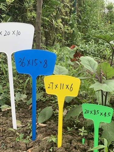 Большое -название пластиковые пластиковые цветочные знаки садовая метка