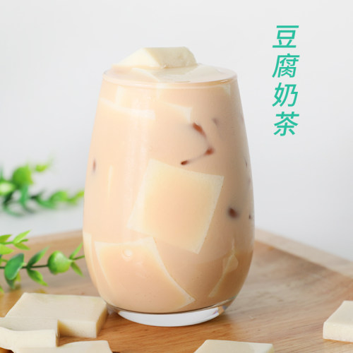 连锁小眷村奶茶店专用绢豆腐奶茶粉豆花布丁粉白玉豆腐风味粉800g - 图2