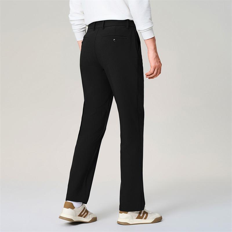 金利来GY男士舒适休闲裤秋冬经典款弹力裤子简约青年直筒长裤 - 图3