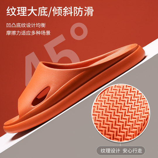 升级版居家拖鞋女夏室内防滑静音家用厚底情侣浴室洗澡软底男凉拖