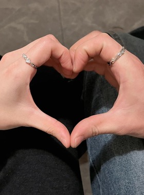 KARIN卡琳丘比特之箭对戒情侣款纯银999足银戒指原创轻奢小众设计