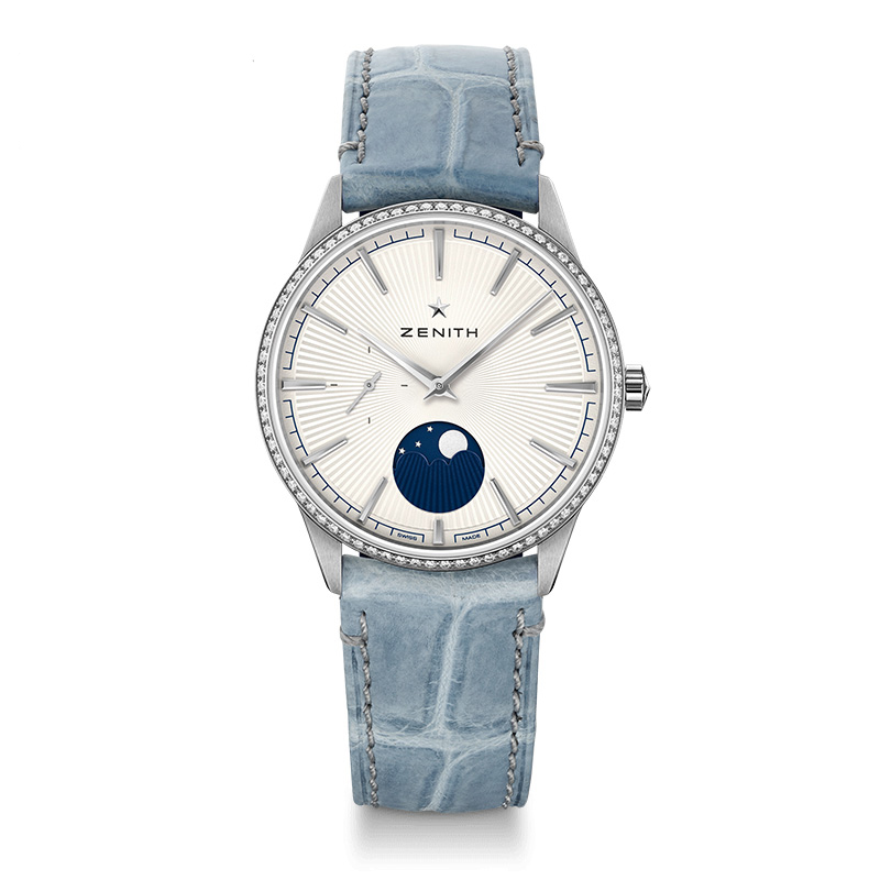 ZENITH真力时菁英系列腕表月相钻石瑞士自动机械手表官方女36mm - 图2