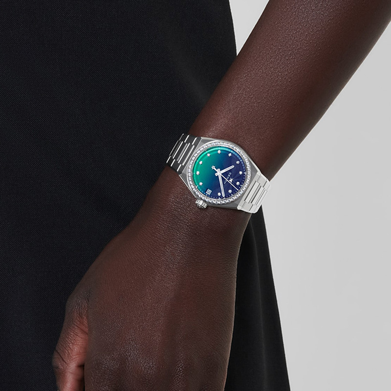 ZENITH真力时DEFY系列MIDNIGHT腕表渐变钻石瑞士机械手表官方36MM - 图0