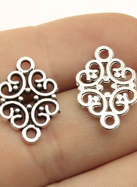 20个/包 20x13mm 多色DIY饰品配件 花片连接件 ABD-C10670