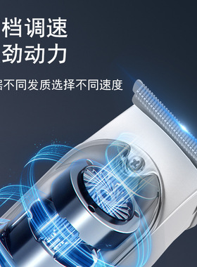 新款家用迷你便携式理发器 液晶屏数显2档调速手掌机雕刻剪HT-639