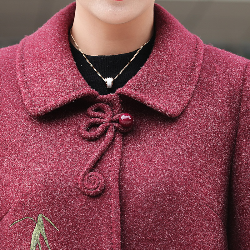 中年女冬装毛呢外套妈妈装棉衣风衣 新款秋春装中老年妇女套装 2020 中年女冬装毛呢外套妈妈装棉衣风衣 新款秋春装中老年妇女套装 2020