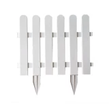 Белое пластиковое ограждение, украшение для ногтей