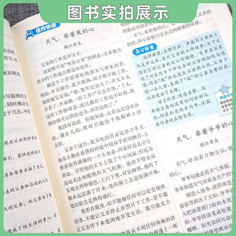 2024新版江苏中考满分作文 2023初中生作文素材全国中学生七八九年级语文人教版优秀作文书大全春雨教育初中作文高分范文精选zj