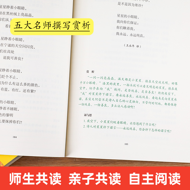 正版 外国经典童诗诵读100首 王宜振编五大名师撰写赏析 中国儿童文学研究会诗歌教育委员会推荐用书学校老师推荐必读课外阅读书目