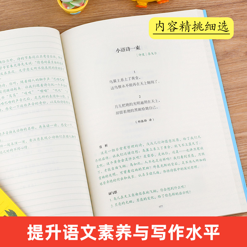 正版 外国经典童诗诵读100首 王宜振编五大名师撰写赏析 中国儿童文学研究会诗歌教育委员会推荐用书学校老师推荐必读课外阅读书目