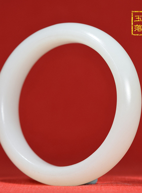 梧桐玉落57.5手镯新疆籽料手镯