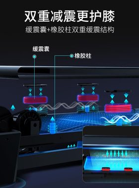 舒华折叠健身房超静音家用跑步机