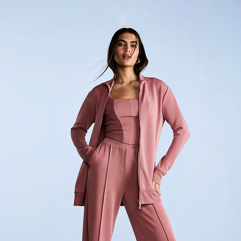 5折起|维密宽松口袋全拉链式卫衣女