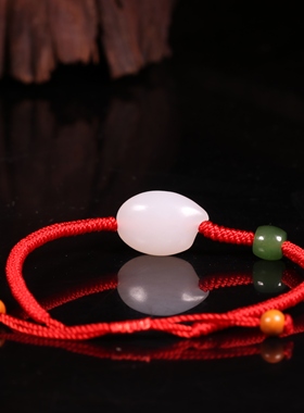 惹石新疆和田玉籽料白玉米粒