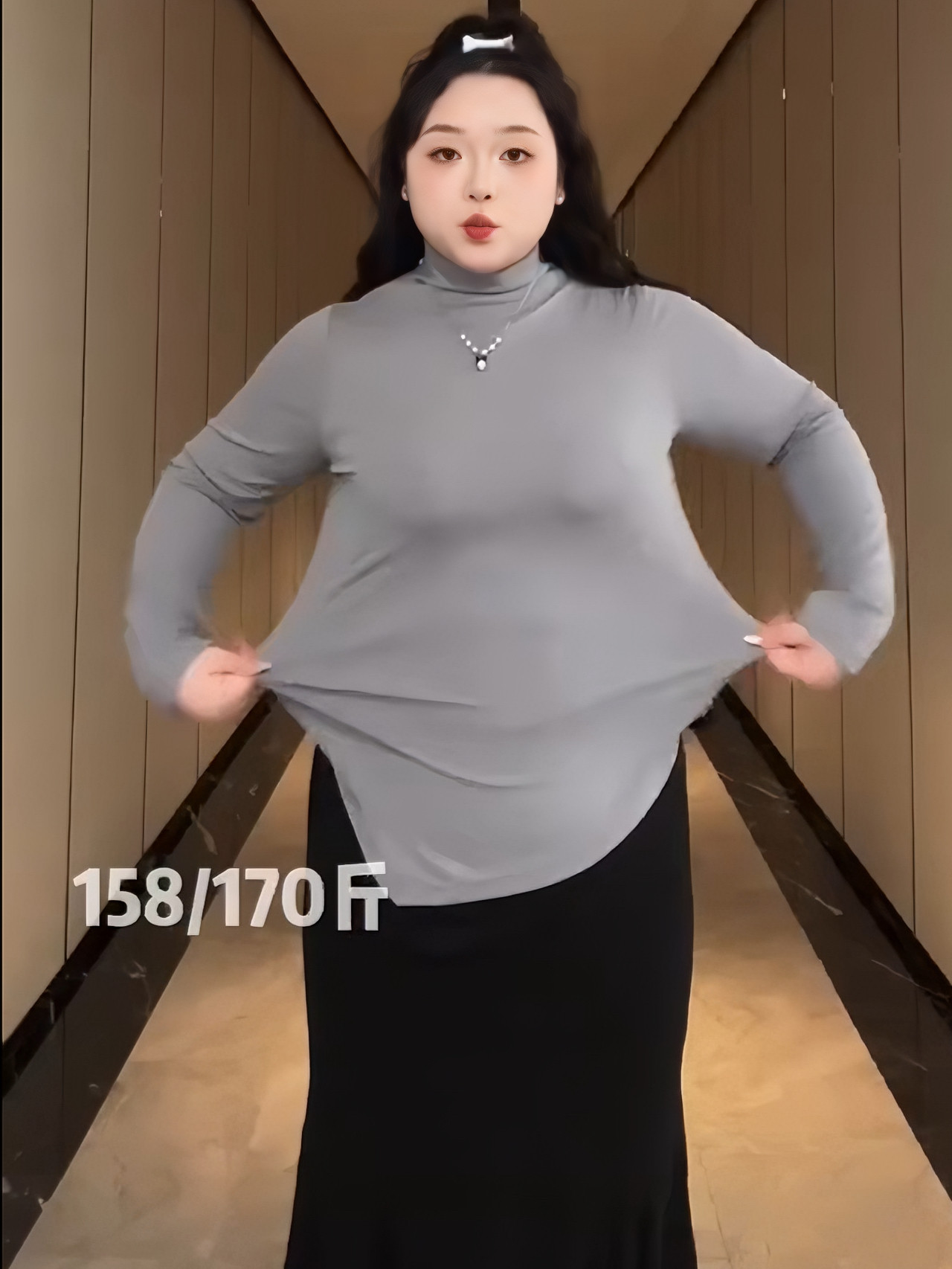 程小姐｜大码气质穿搭女秋冬新款打底衫半身裙斗篷披肩外套套装,淘宝优惠券,粉丝福利购,淘宝优惠卷