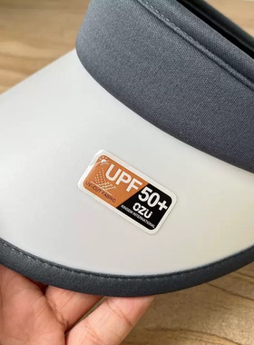 UPF50+空顶大头围不勒防晒帽