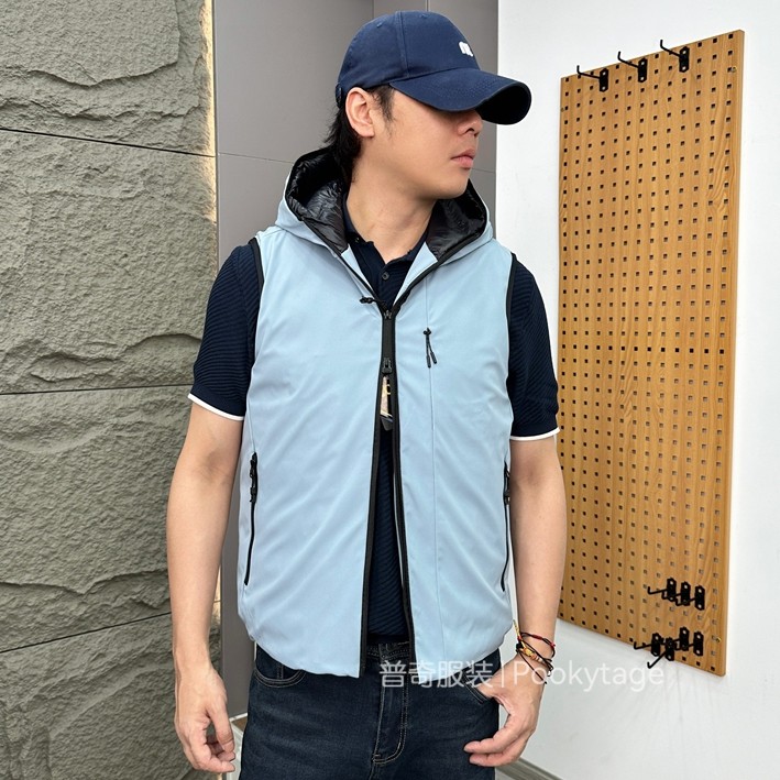 羊毛填充 防风拒水保暖抗静电秋冬男士时尚休闲连帽马甲户外背心,淘宝优惠券,粉丝福利购,淘宝优惠卷