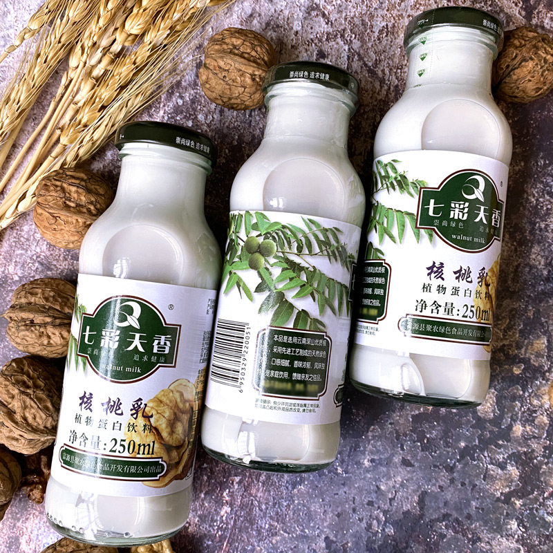 云南特产富源七彩天香核桃乳植物蛋白饮料学生早餐牛奶乳饮品整箱,淘宝优惠券,粉丝福利购,淘宝优惠卷