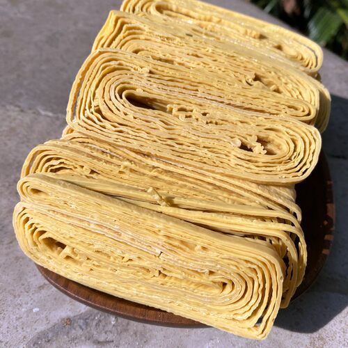 云南石屏特产豆腐皮凉拌豆腐丝油豆皮云丝豆制品干货腐竹火锅200g - 图2