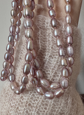 紫气东来本命年推荐天然紫珠项链