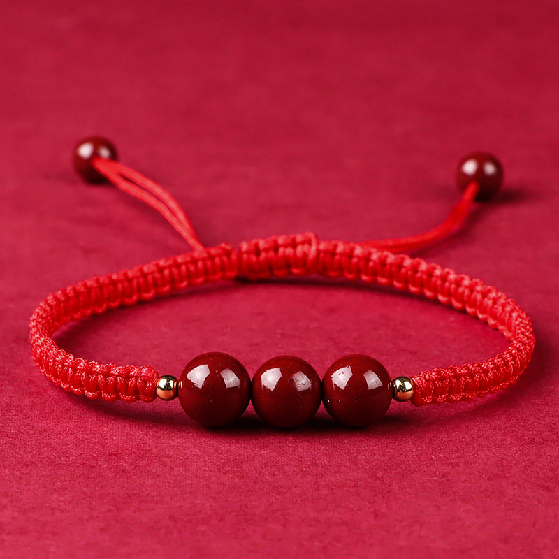 紫金沙六字真言红绳编织手链朱砂属相年三生三世单珠情侣款转运珠,淘宝优惠券,粉丝福利购,淘宝优惠卷