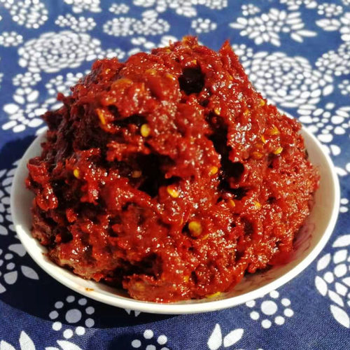 湖南特产双峰永丰辣酱麦子酱调料酱餐饮专用10斤包邮 - 图3