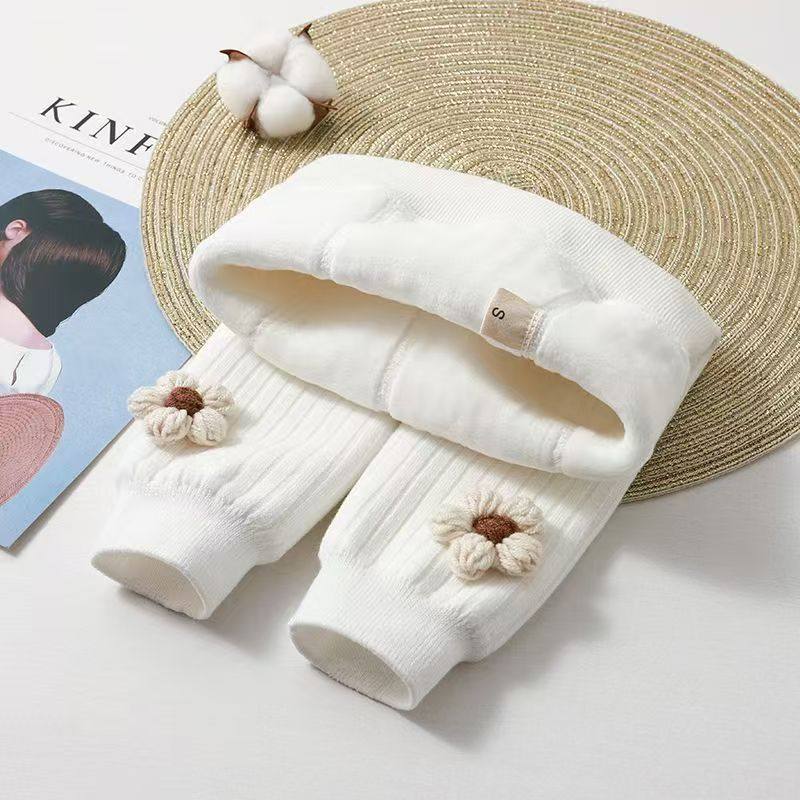 女童打底裤加绒加厚秋冬款白色外穿一体绒冬季黑色小童儿童连裤袜,淘宝优惠券,粉丝福利购,淘宝优惠卷