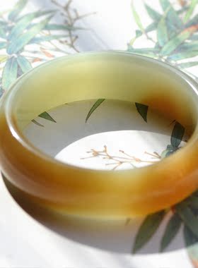 和田玉手镯56圈口（花语）
