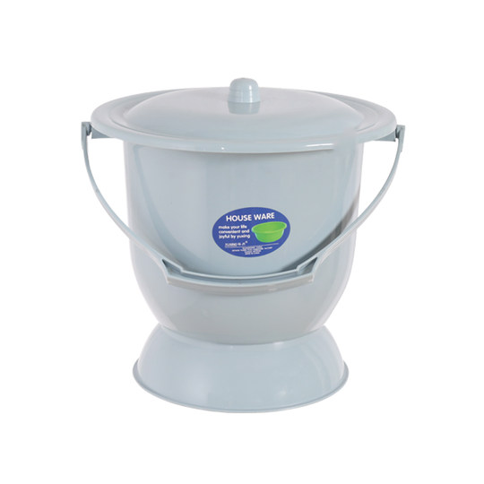 Spucknapfglas Urintopf Erwachsener Nachttopf Verdickter tragbarer Urineimer mit Deckel für den Heimgebrauch für das Schlafzimmer schwangerer Frauen mit hohen Füßen