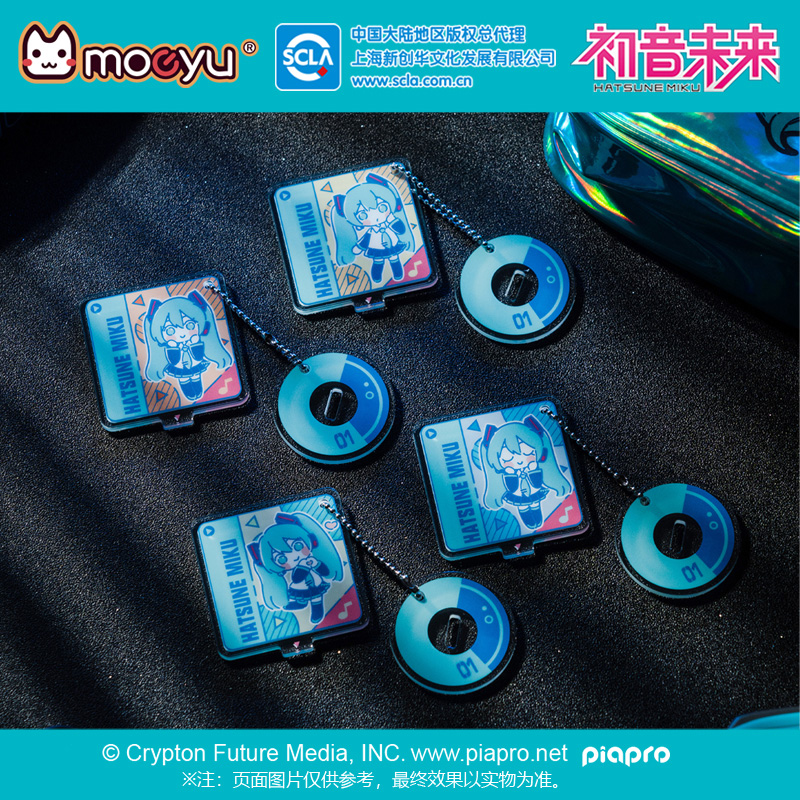 初音 Moeyu初音未来CD系列亚克力挂件二次元周边可爱miku立牌-图3