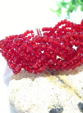 本命年礼物时尚风多色入水晶手链