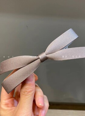 简约蝴蝶结发夹发饰高端发卡