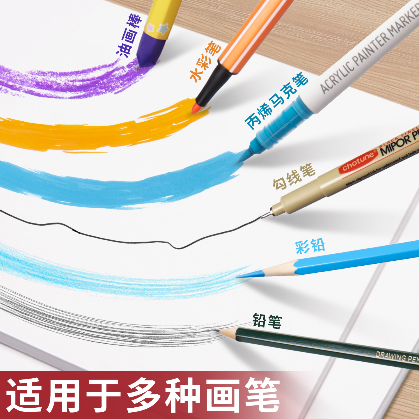 a3小学生手抄报专用纸A4加厚儿童画画纸8开美术纸8k白色卡纸4k幼儿园手绘涂鸦马克笔素描彩铅不透色绘画纸4开 - 图0