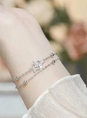 s999纯银星星手链2025新款爆款轻奢小众情人节礼物送女友送闺蜜