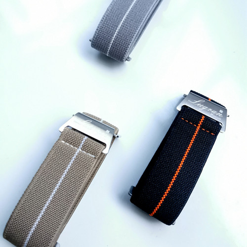 新颜色进化版Lugran弹性尼龙NATO降落伞表带20/21/22潜水复古表带 - 图3