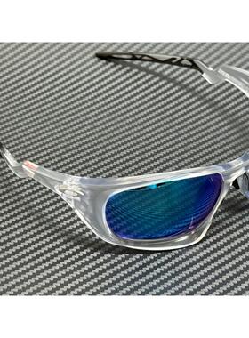 Oakley奥克利OO9431 06磨砂透明蓝宝石男士60 mm太阳眼镜