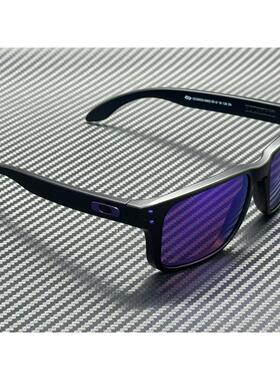 Oakley奥克利OO9509 06磨砂黑紫男士53 mm太阳眼镜