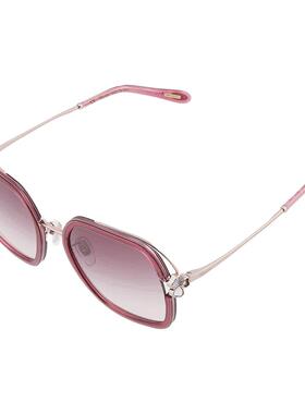 Chopard萧邦红色渐变方形女士太阳眼镜SCHG32V 0AFD 57