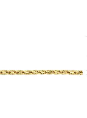 Amour 3mm Infinity Rope链项链14K黄金20