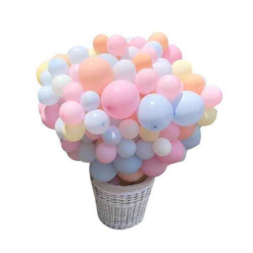 5寸10寸圆形哑光气球加厚马卡龙200个装婚庆装饰布置生日派对装饰 - 图3