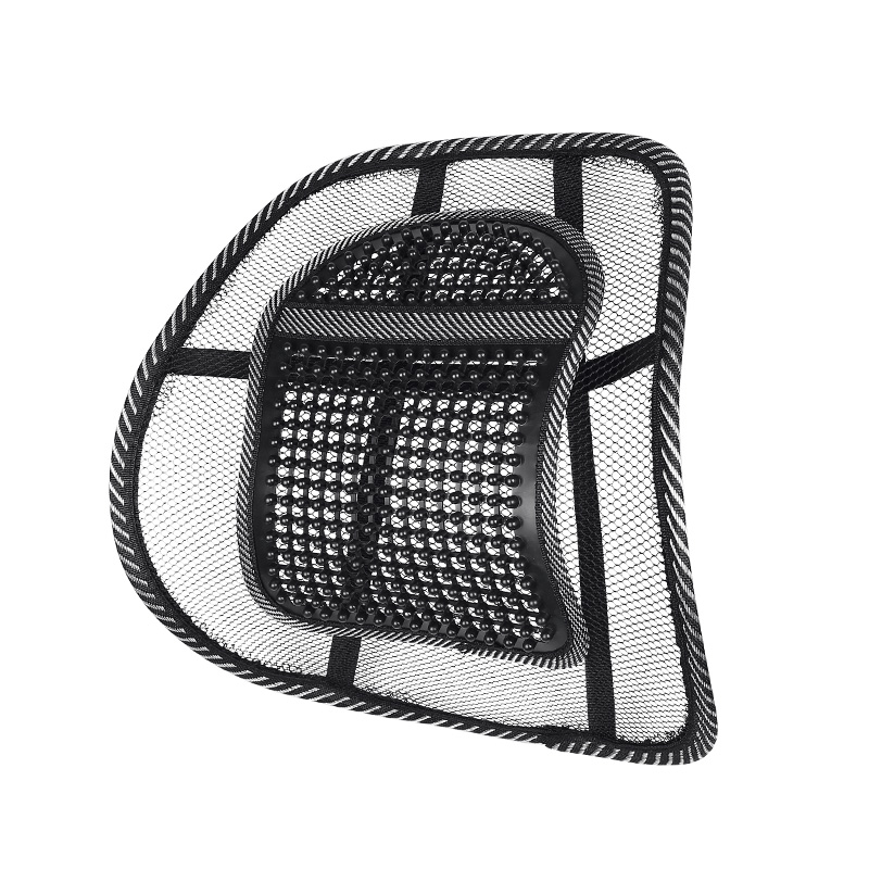 领航车品专营店汽车夏天冰丝腰靠垫腰垫夏季护腰开车靠背垫腰部支撑车用透气腰托3