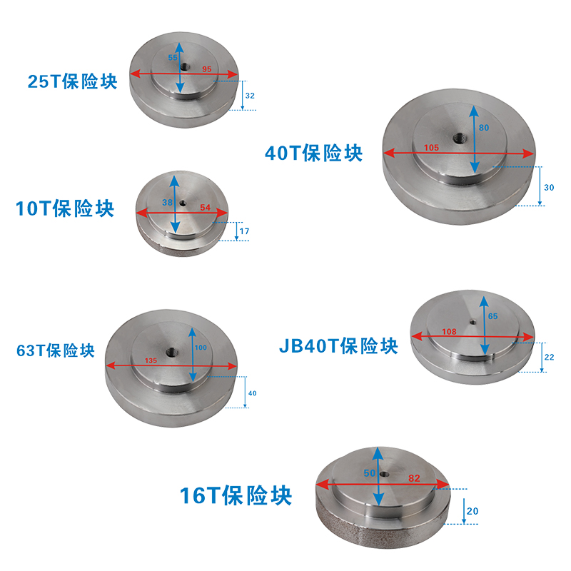 冲床配件6.3T/200T保险块保险器 压塌块上海二锻 扬州  徐锻 浙锻 - 图3