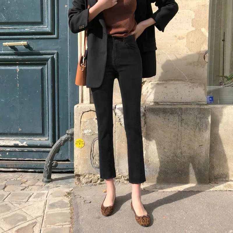 黑色直筒宽松夏薄款2020年牛仔裤 媛纪女装牛仔裤
