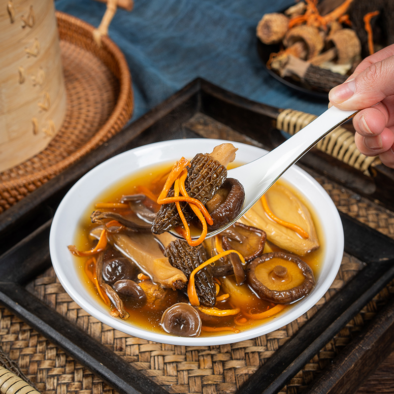 云南七彩菌汤包野生干货松茸羊肚菌炖鸡煲汤食材料包官方旗舰店 - 图3