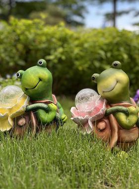 太阳能户外摆件乌龟灯庭院氛围感装饰爆款花园工艺品